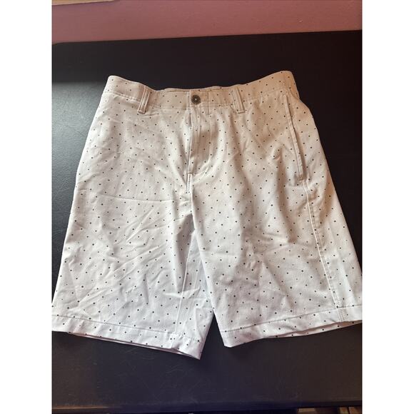 Under Armour Tech Golf Shorts Men’s Size 32 Gray 9” Inseam Stretch Polyester - Picture 1 of 9